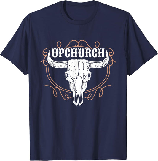 Customized Upchurch Family Last Name Pride T-Shirt - T-Shirt | Navy