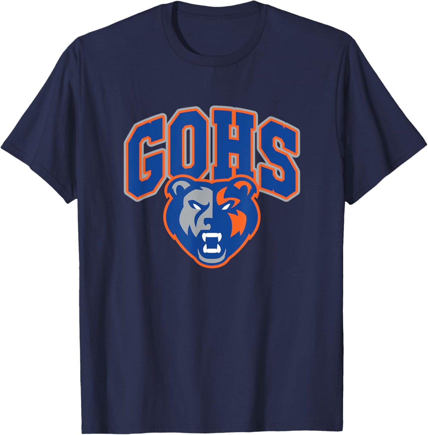 Grand Oaks High School Grizzlies T-Shirt - T-Shirt | Navy