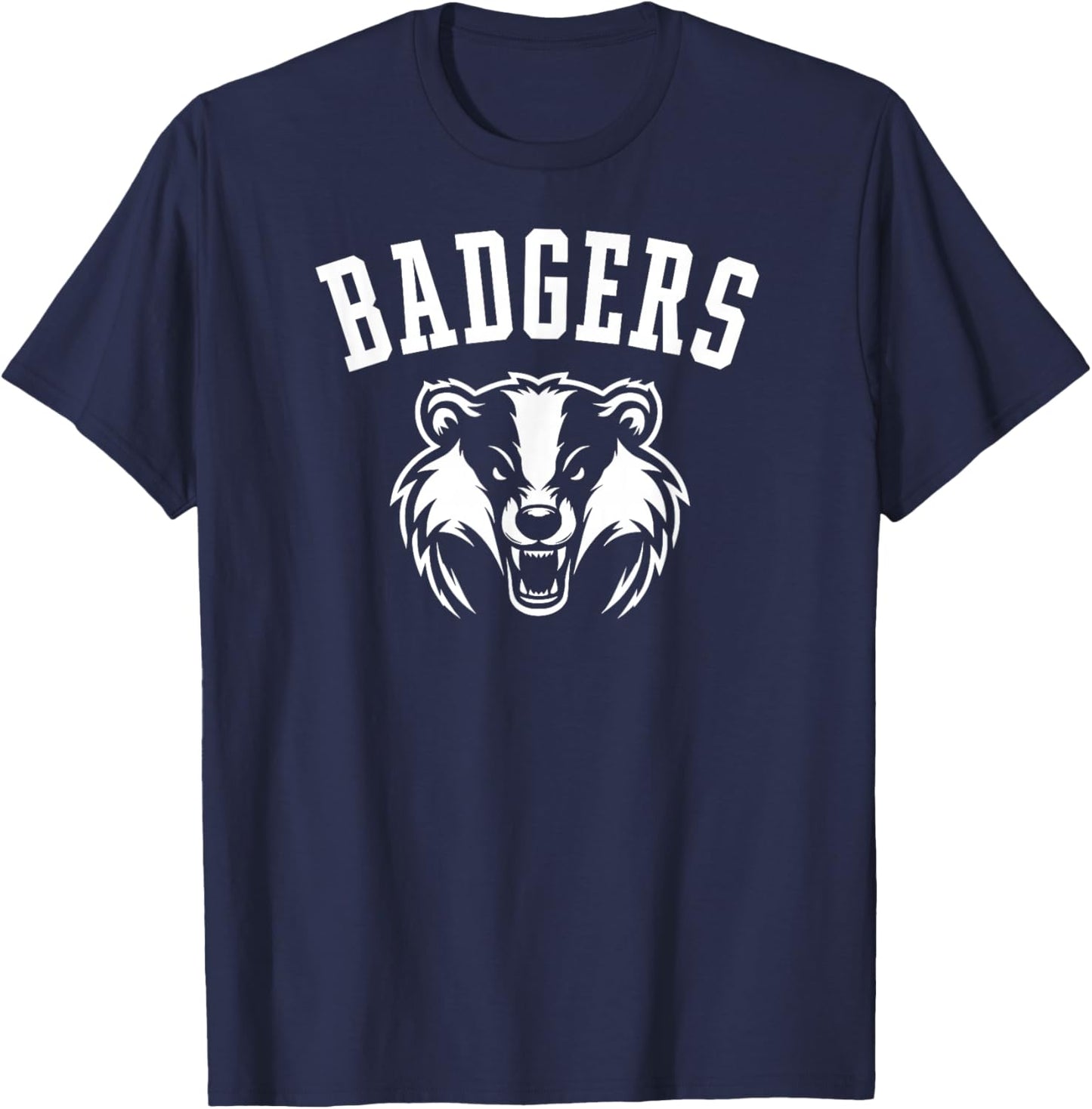 Badgers Mascot for Players and Fans T-Shirt - T-Shirt | Navy