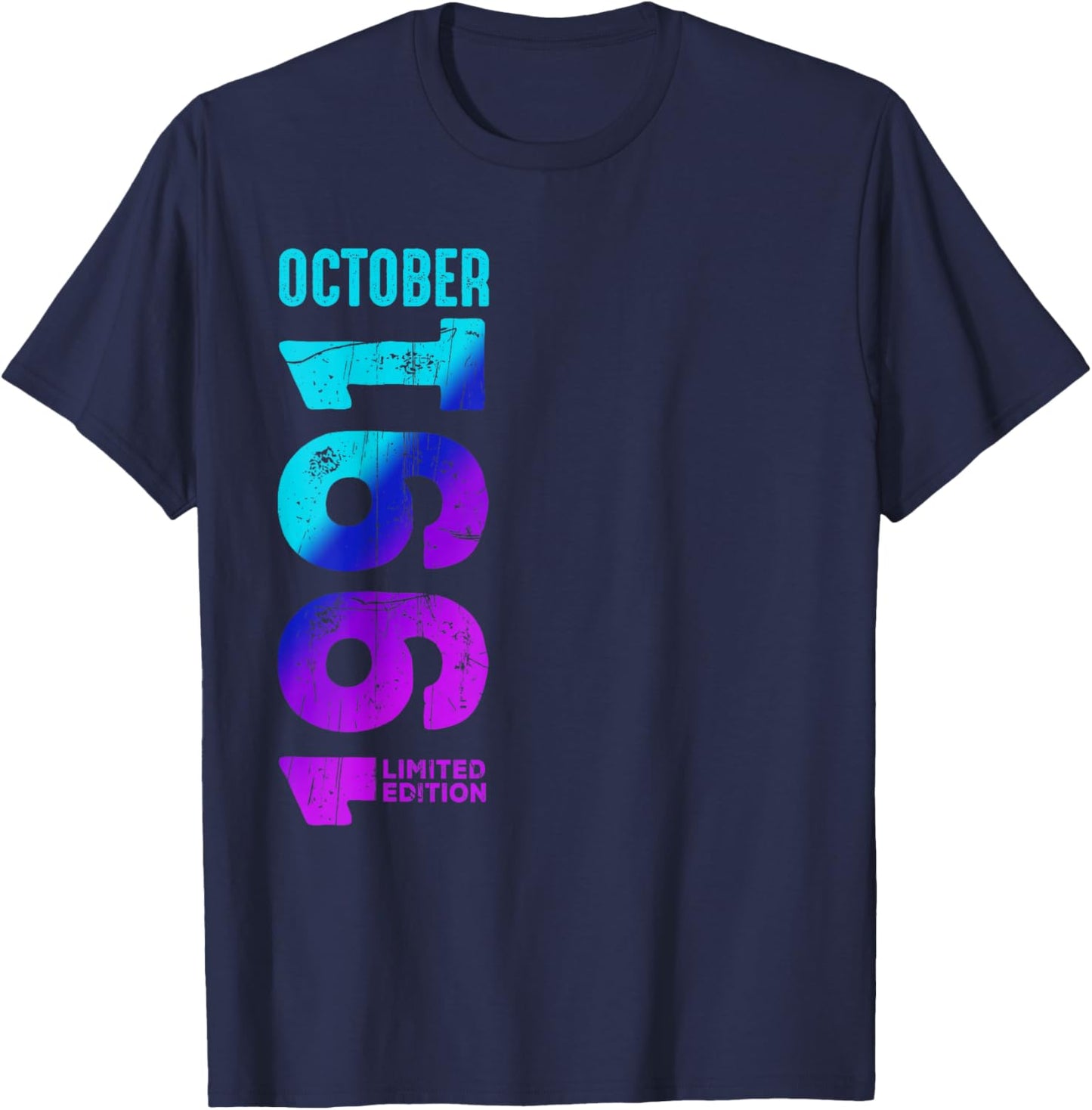 Limited Edition October 1991 Year 1991 Retro 1991 T-Shirt - T-Shirt | Navy