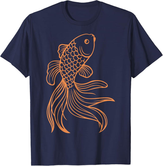 Goldfish Keeper's Dream Aquarium Fishkeeping Enthusiast T-Shirt - T-Shirt | Navy