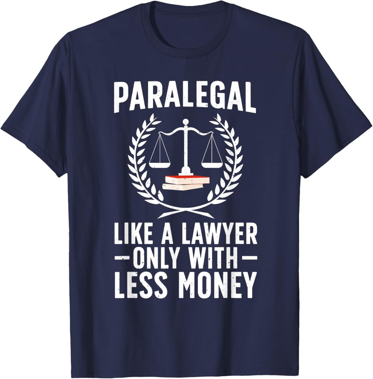 Paralegal Art Women Lawyer Legal Assistant Paralegal T-Shirt - T-Shirt | Navy