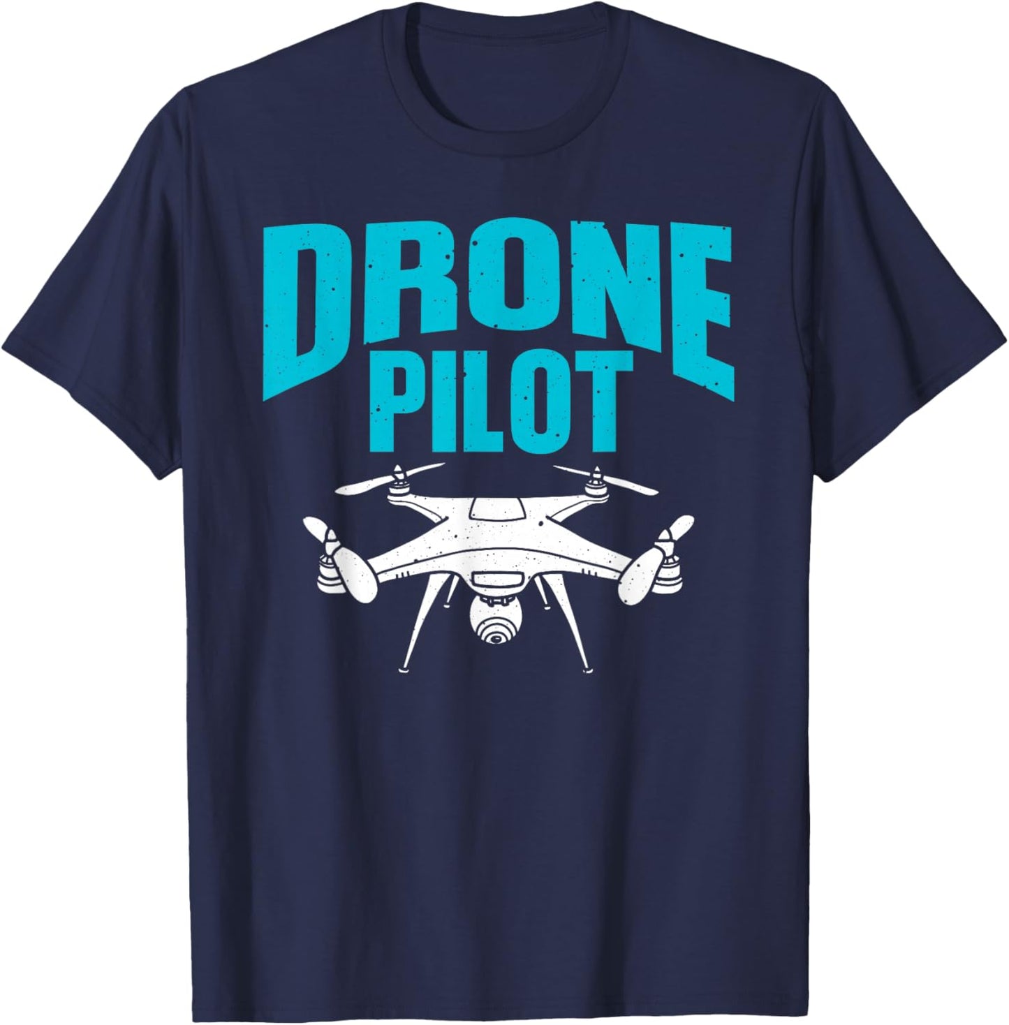 Best Drone Pilot Art Women Drone Enthusiast RC Drone T-Shirt - T-Shirt | Navy