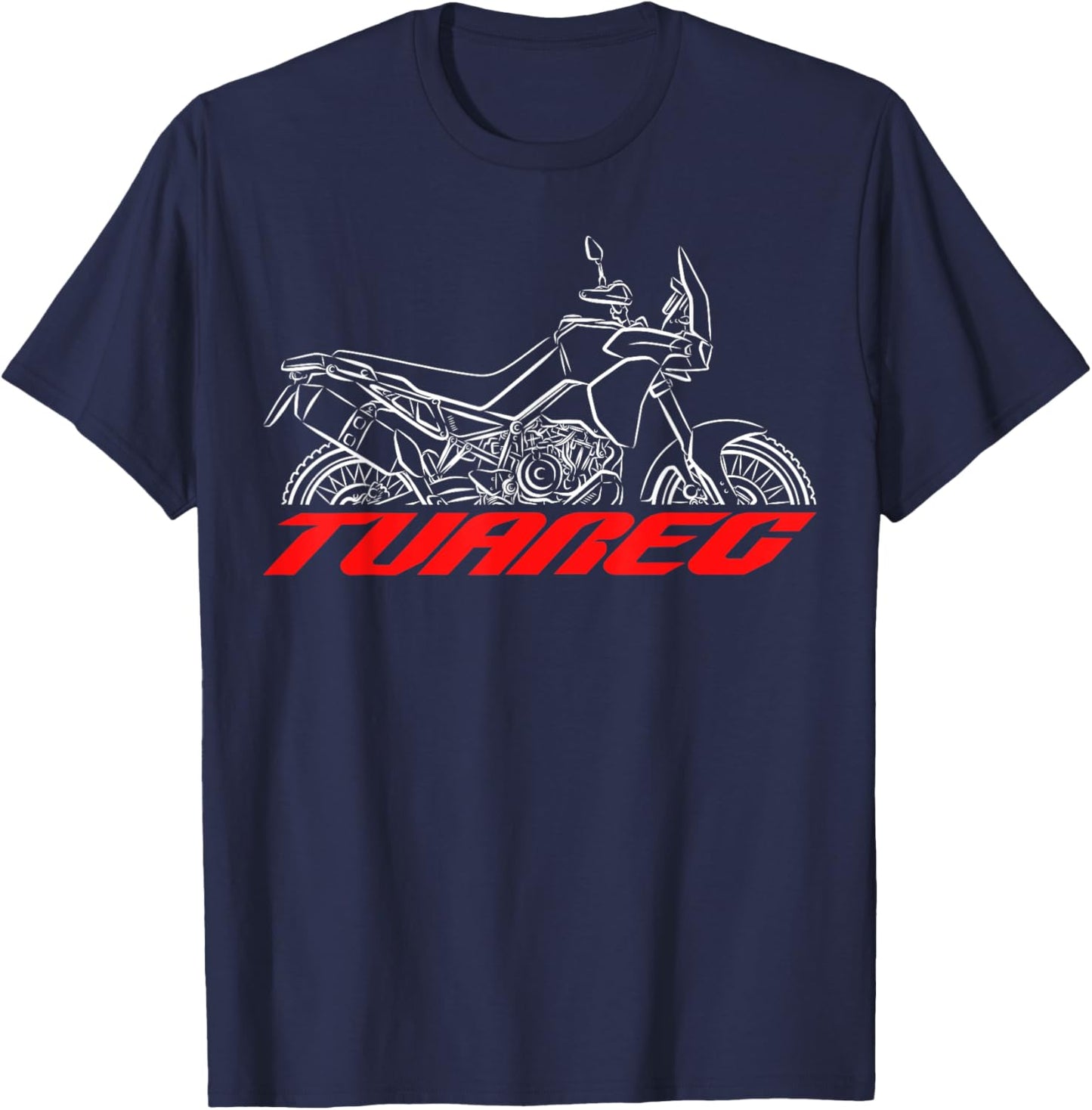 Tuareg 660 Adventure for Motorcycle Riders T-Shirt - T-Shirt | Navy