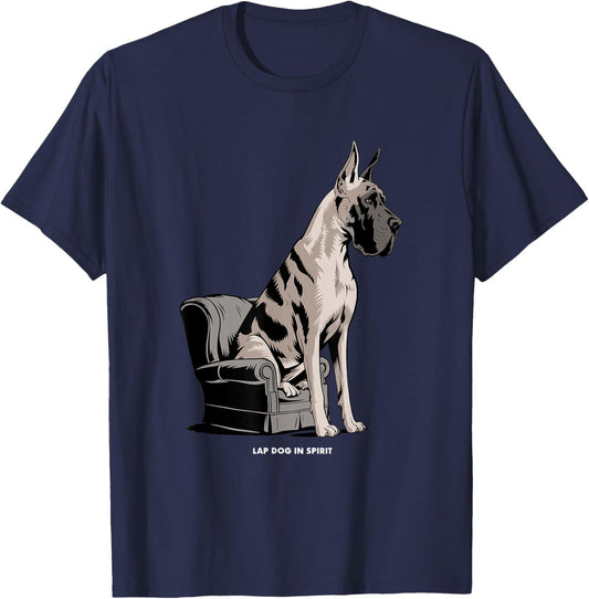 Funny Great Dane Dog T-Shirt - T-Shirt | Navy