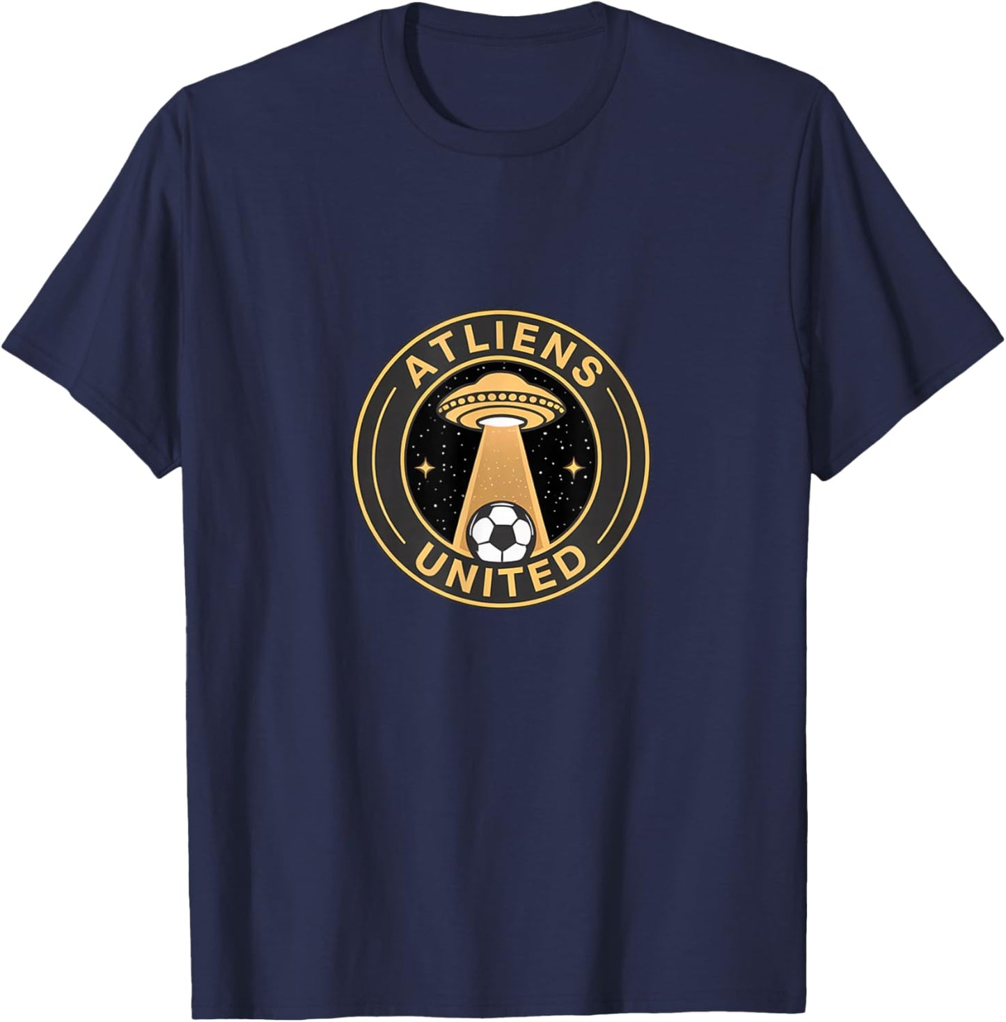 Atliens United, 404 United Atlanta Soccer Fan Jersey Funny T-Shirt - T-Shirt | Navy