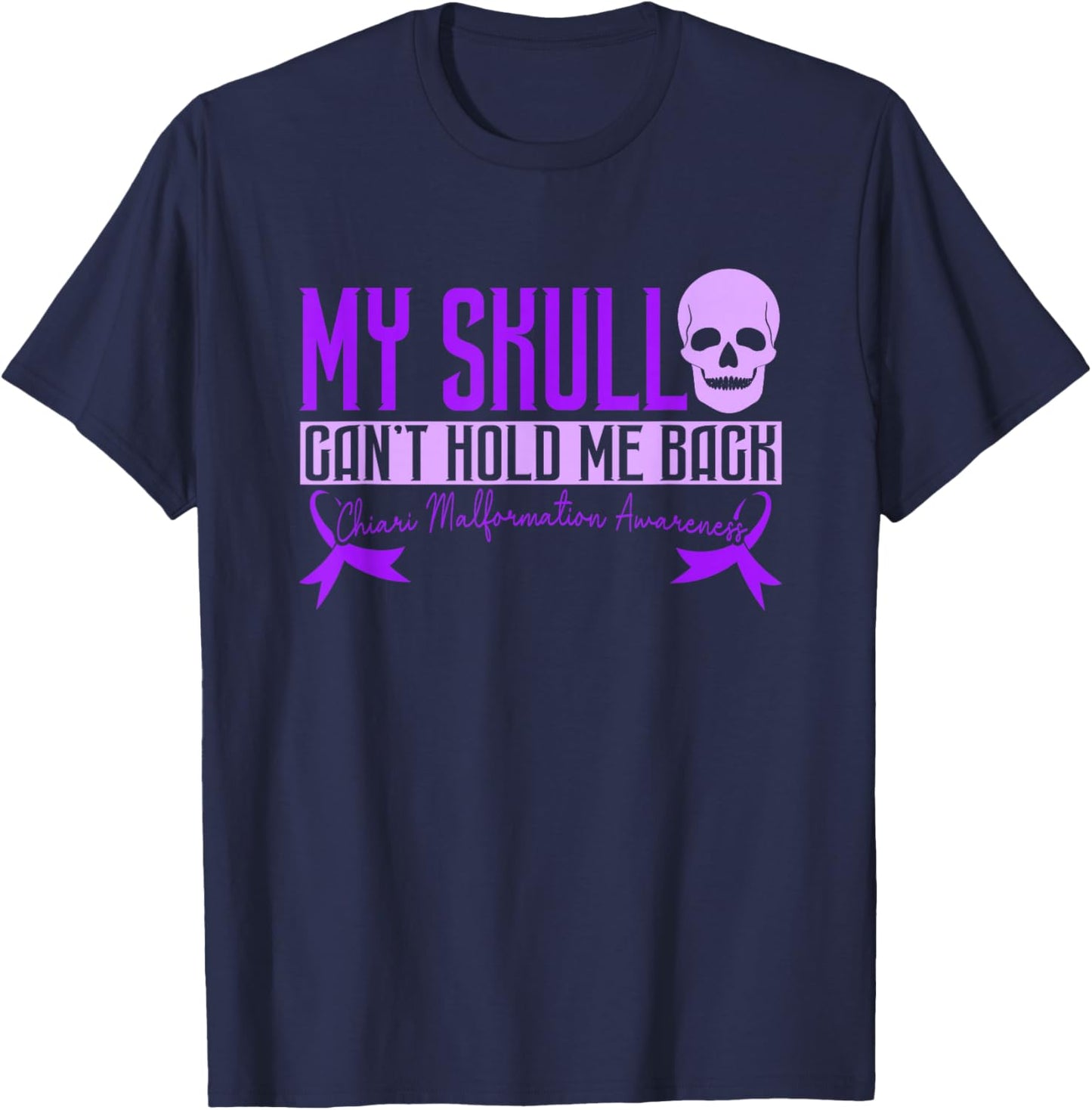 Chiari Malformation Awareness T-Shirt - T-Shirt | Navy