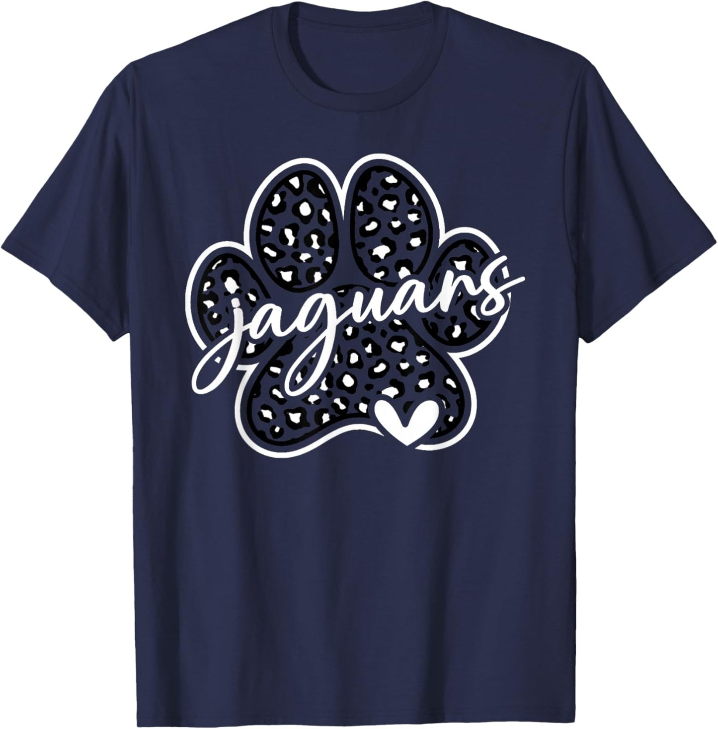 Vintage Jaguars School Spirit Team Pride Back To School T-Shirt - T-Shirt | Navy