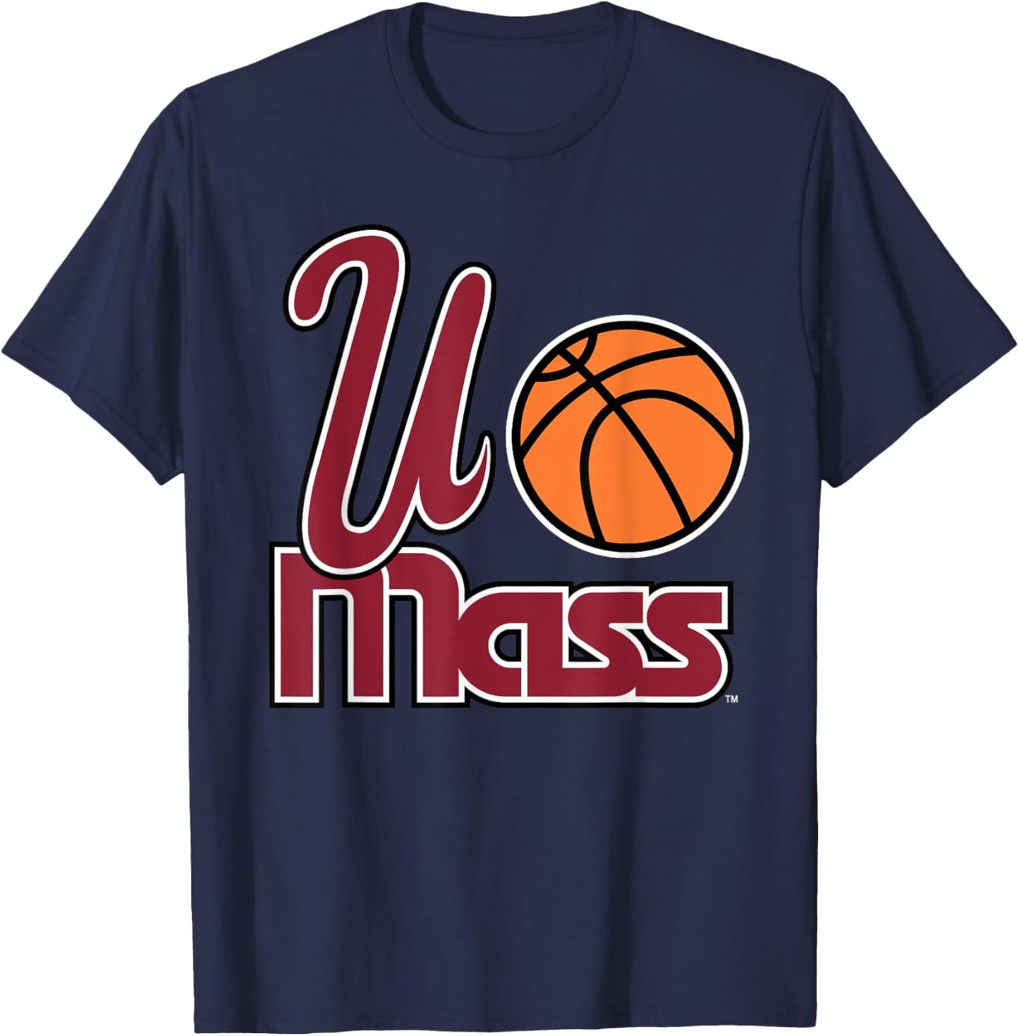 UMass Minutemen | Official Licensed NCAA Merch | UMASVIN1007 T-Shirt - T-Shirt | Navy