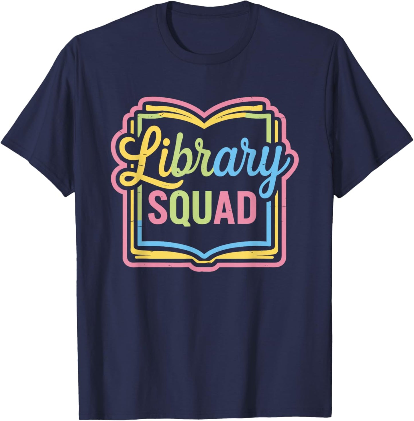 Library Squad T-Shirt - T-Shirt | Navy