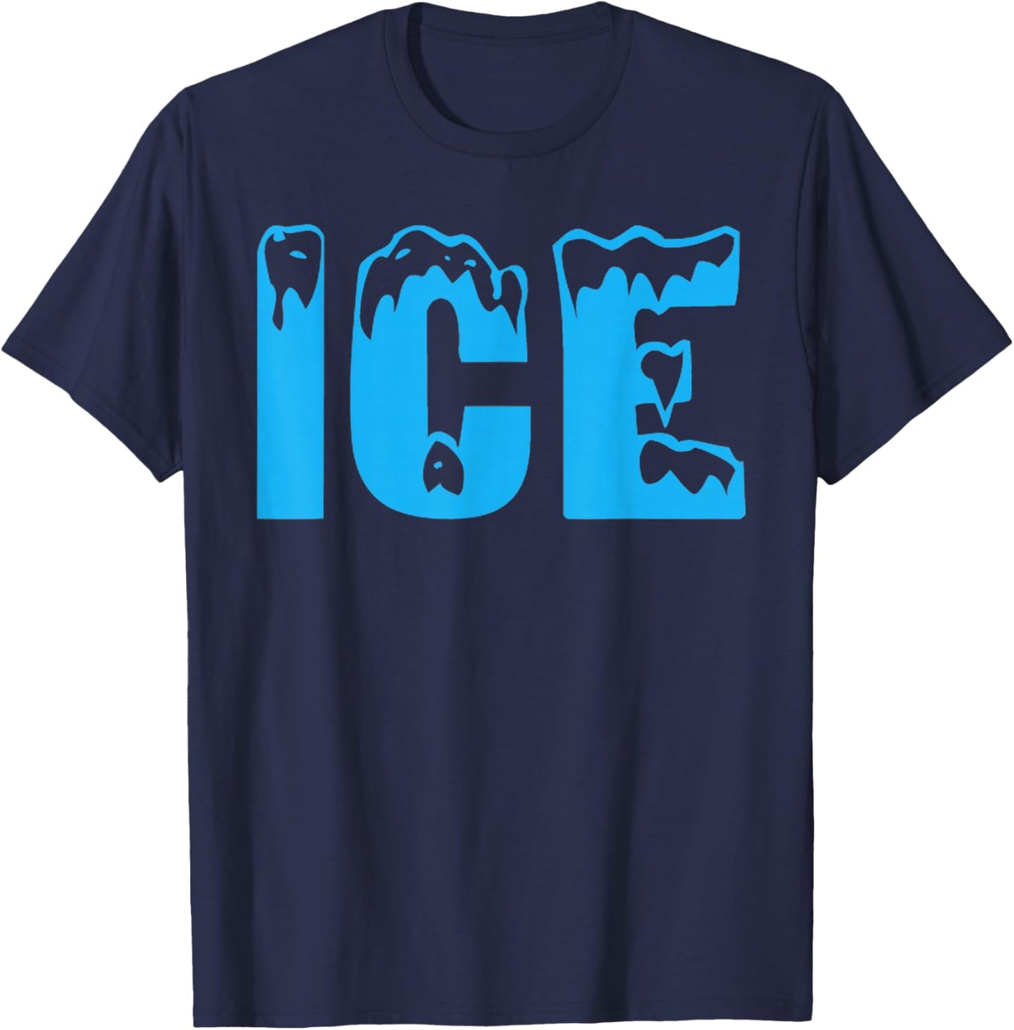 Funny Women Fire and Ice Costume Halloween Family Matching T-Shirt - T-Shirt | Navy