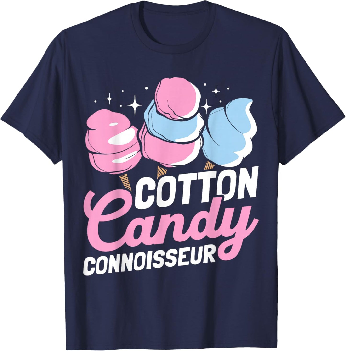 Cotton Candy CONNOISSEUR Cotton Candy T-Shirt - T-Shirt | Navy