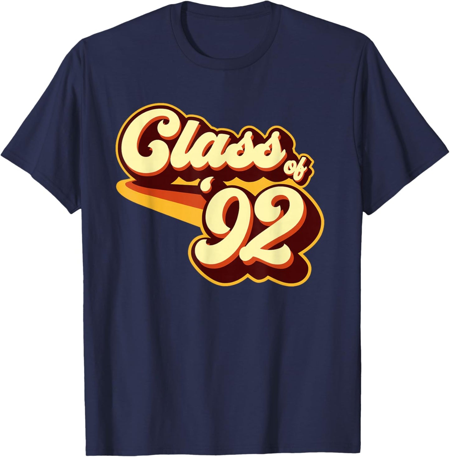 Class of 92 Reunion Retro 1992 T-Shirt - T-Shirt | Navy