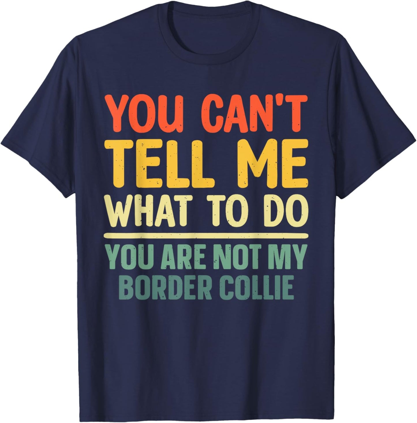 Border Collie Art Women Kids Border Collie Lover T-Shirt - T-Shirt | Navy