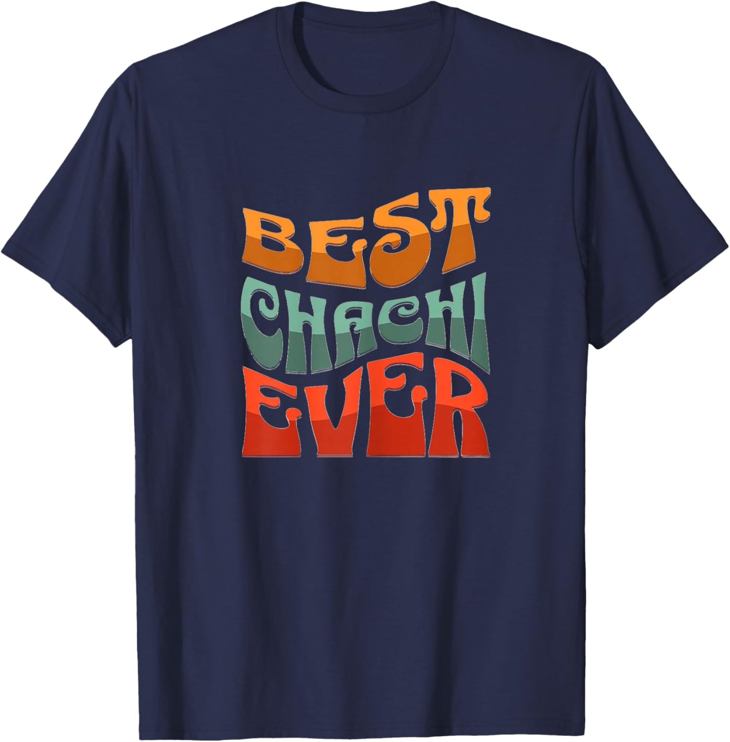 Chachi Chacha Aunt Desi Gift Indian Pakistani Eid Gift T-Shirt - T-Shirt | Navy