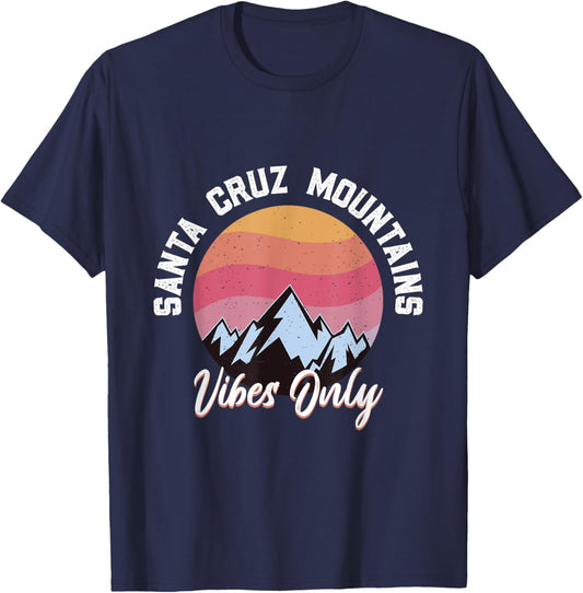 Great vibes - Santa Cruz Mountains T-Shirt - T-Shirt | Navy