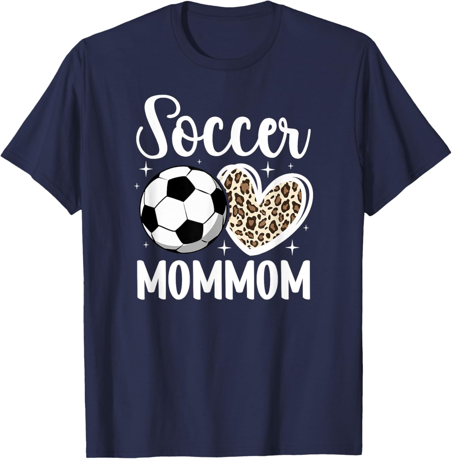 Soccer Mommom Grandma Mommom Of A Soccer Player Mommom T-Shirt - T-Shirt | Navy