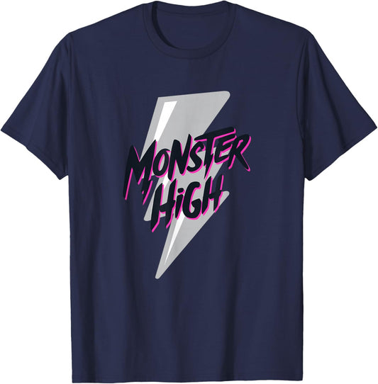 Monster High Alumni - Monster High Lightning Bolt T-Shirt - T-Shirt | Navy
