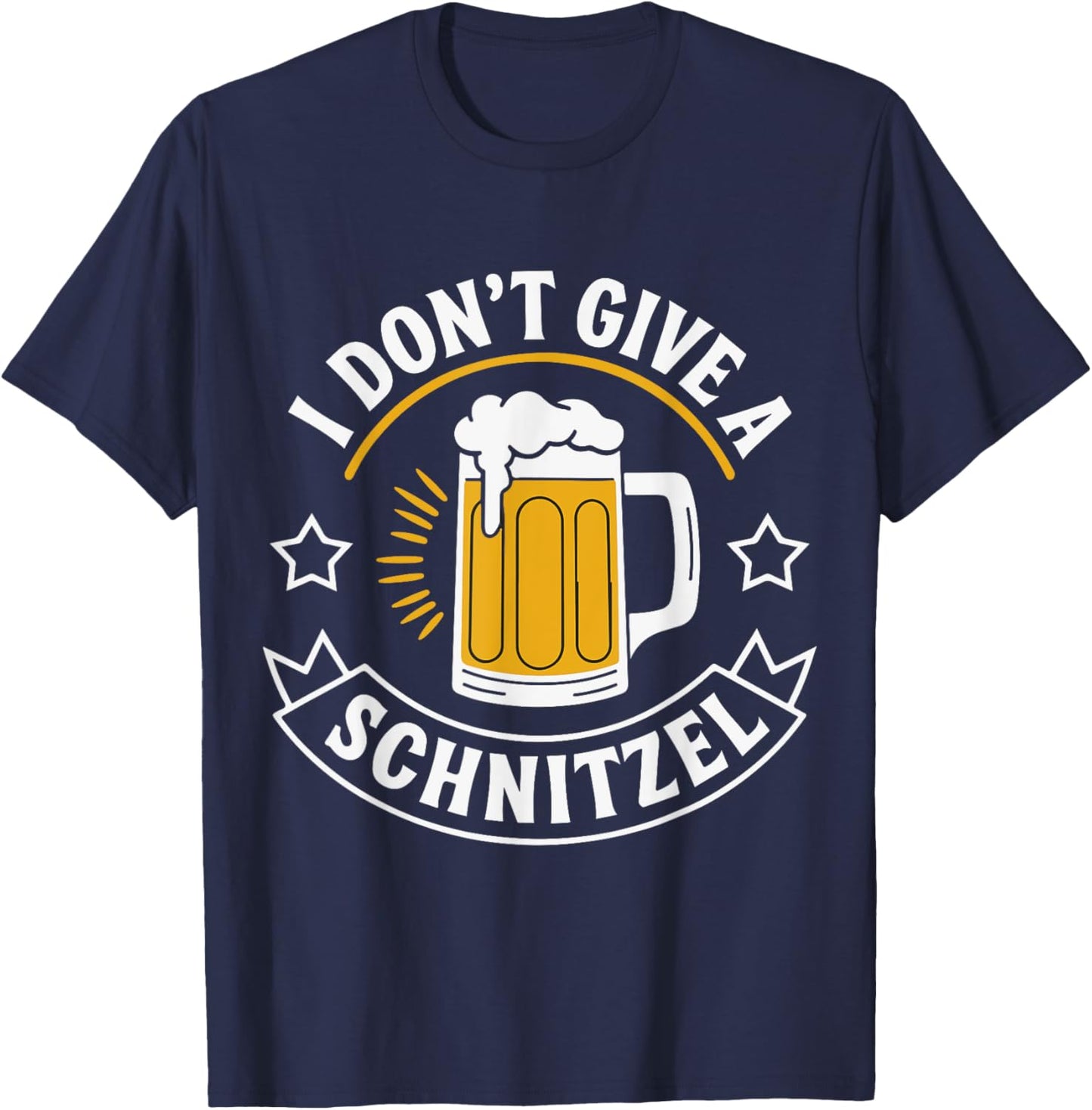 I Don't Give a Schnitzel T-Shirt - T-Shirt | Navy