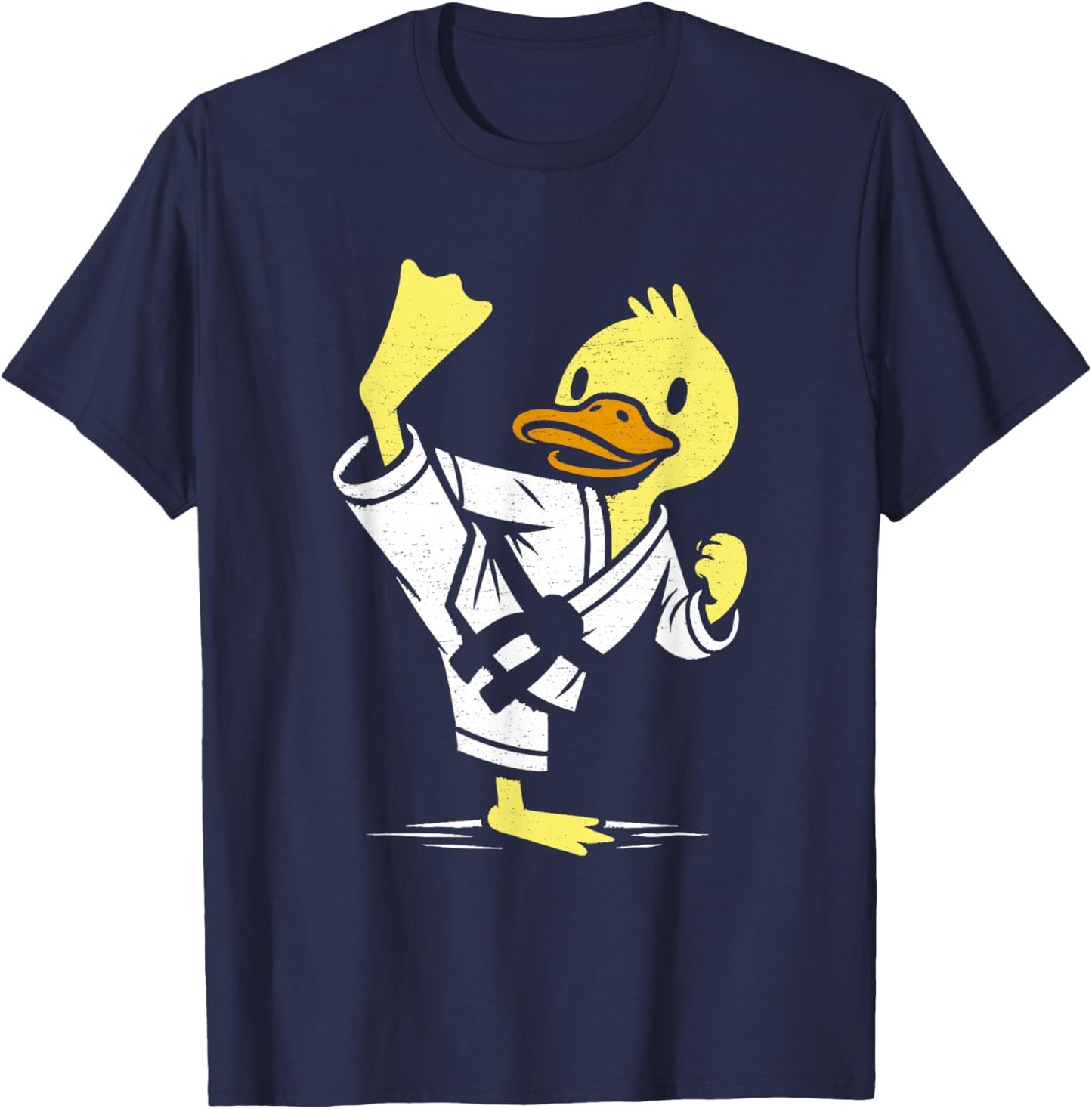 Duck Karate Funny Rubber Duck Lover Martial Arts T-Shirt - T-Shirt | Navy