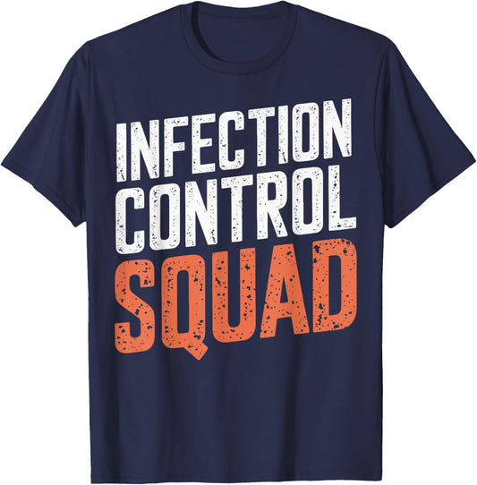 Infection Control Squad T-Shirt - T-Shirt | Navy
