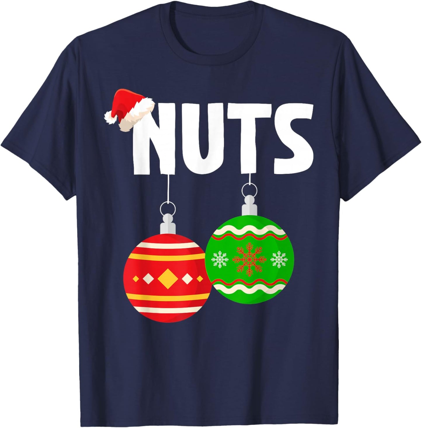 Chest Nuts Matching Chestnuts Christmas Couples Xmas Party T-Shirt - T-Shirt | Navy