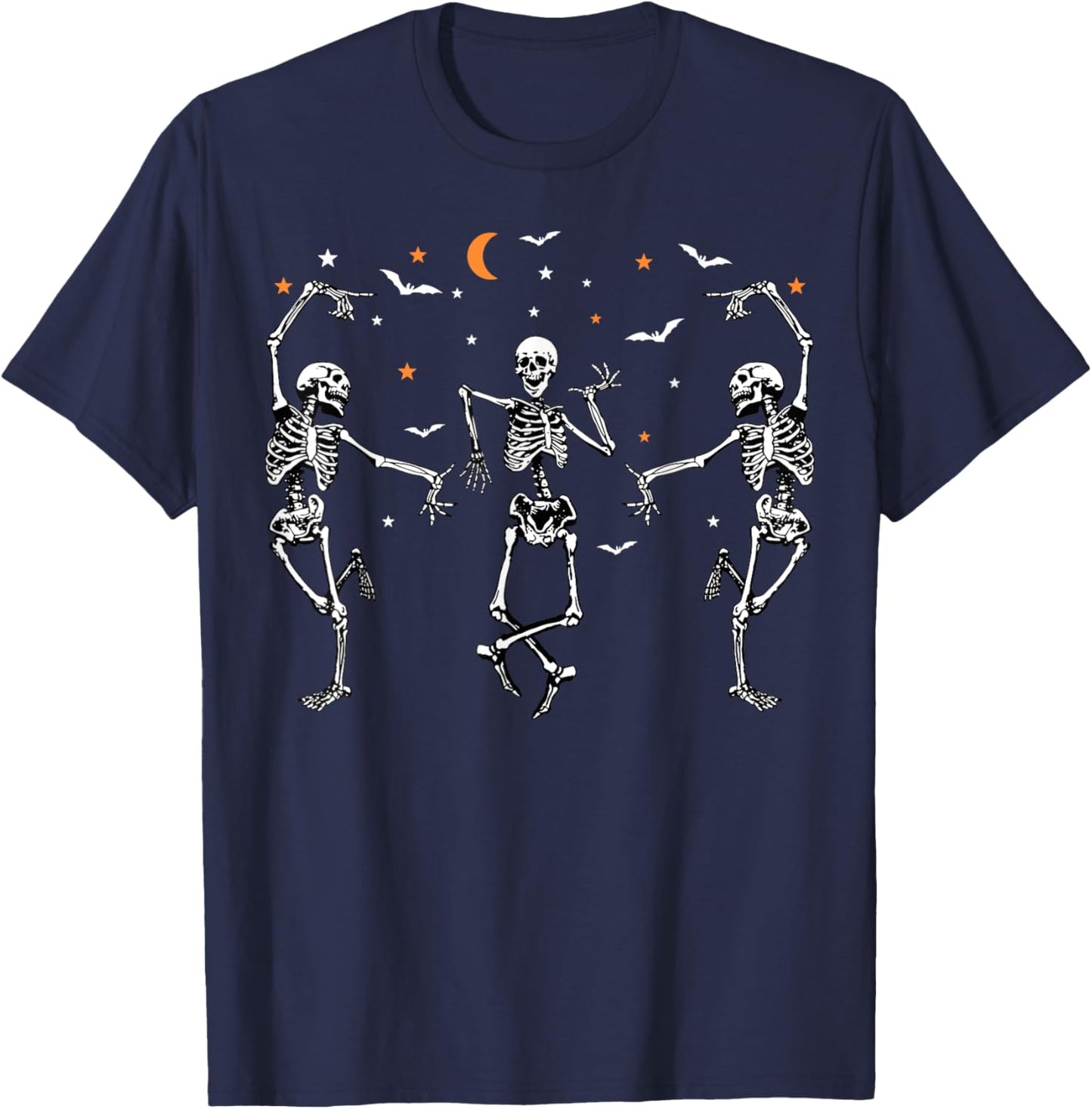 Dancing Skeleton Dance Funny Halloween Skeleton Women T-Shirt - T-Shirt | Navy