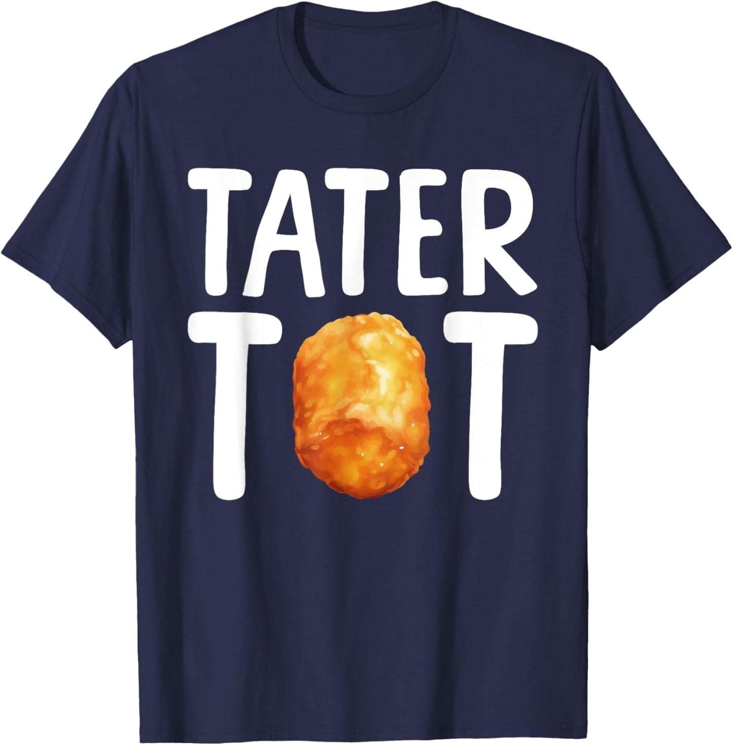 Cool Tater Tot Art Women Kids Potato Tater Tot Lover T-Shirt - T-Shirt | Navy