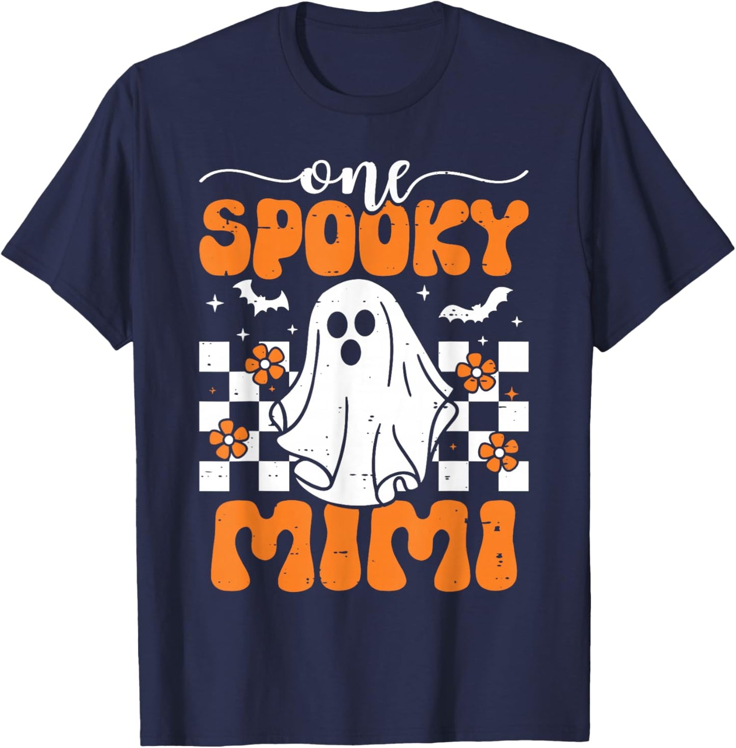 One Spooky Mimi Matching Family Halloween Costumes T-Shirt - T-Shirt | Navy