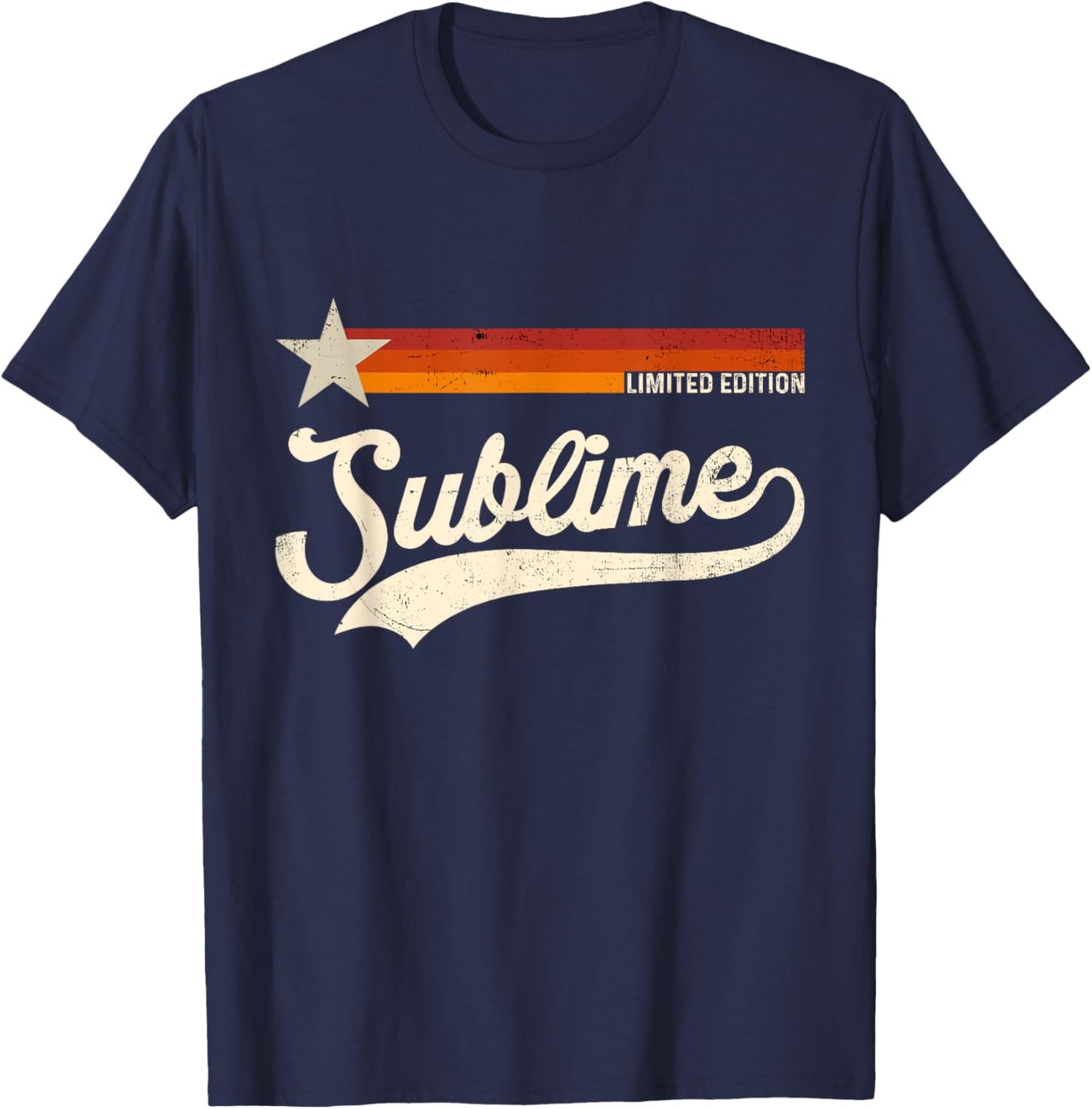 Valgory Shop Graphic First Name Sublime Awesome Apparel Limited Edition T-Shirt - T-Shirt | Navy