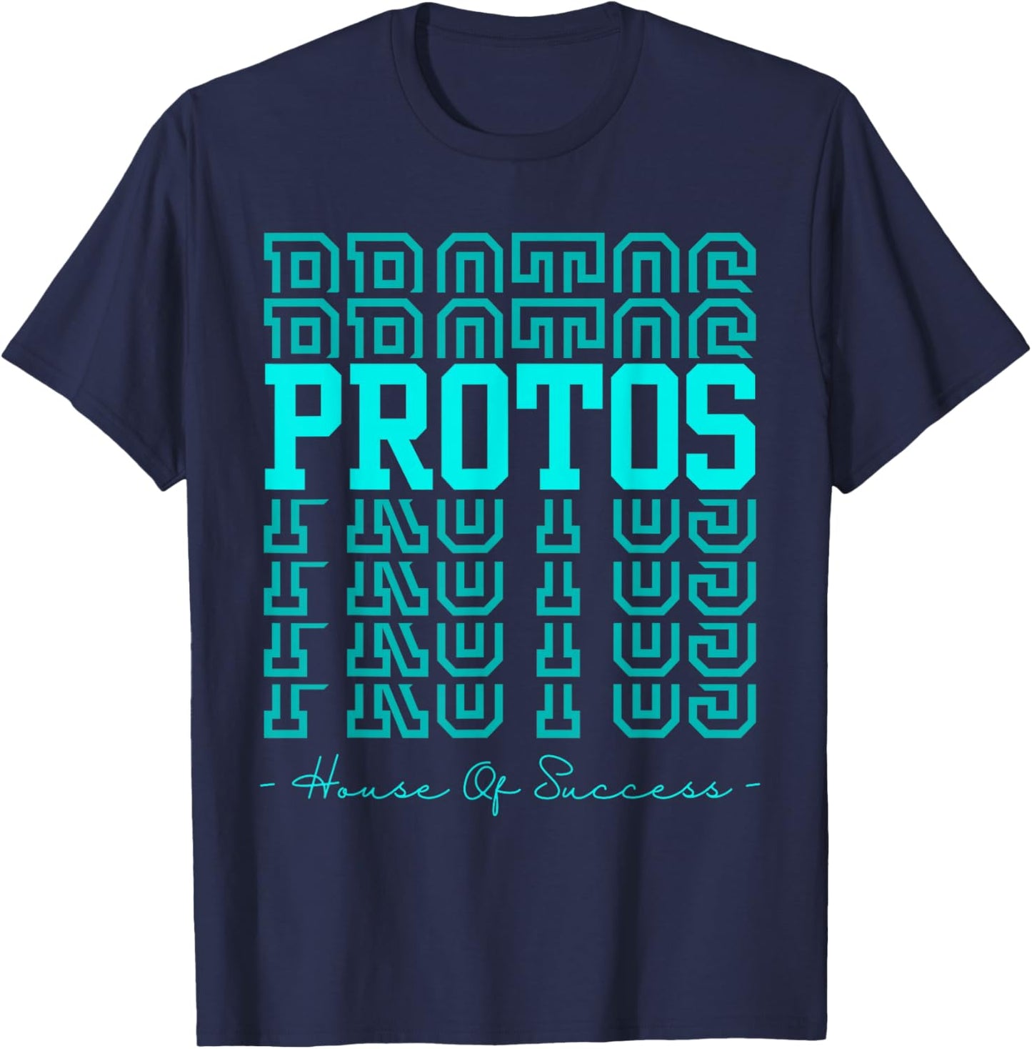 Protos House of Success Protos RCA Friendly School Spirit T-Shirt - T-Shirt | Navy