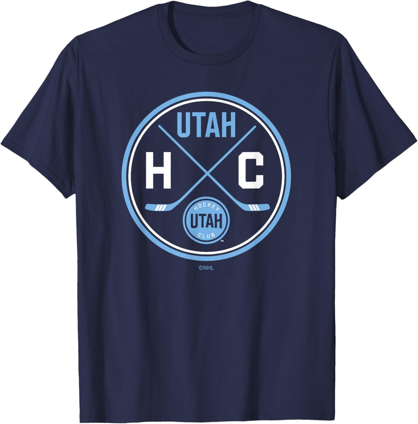 Utah Hockey Club Prize Black Officially Licensed T-Shirt - T-Shirt | Navy