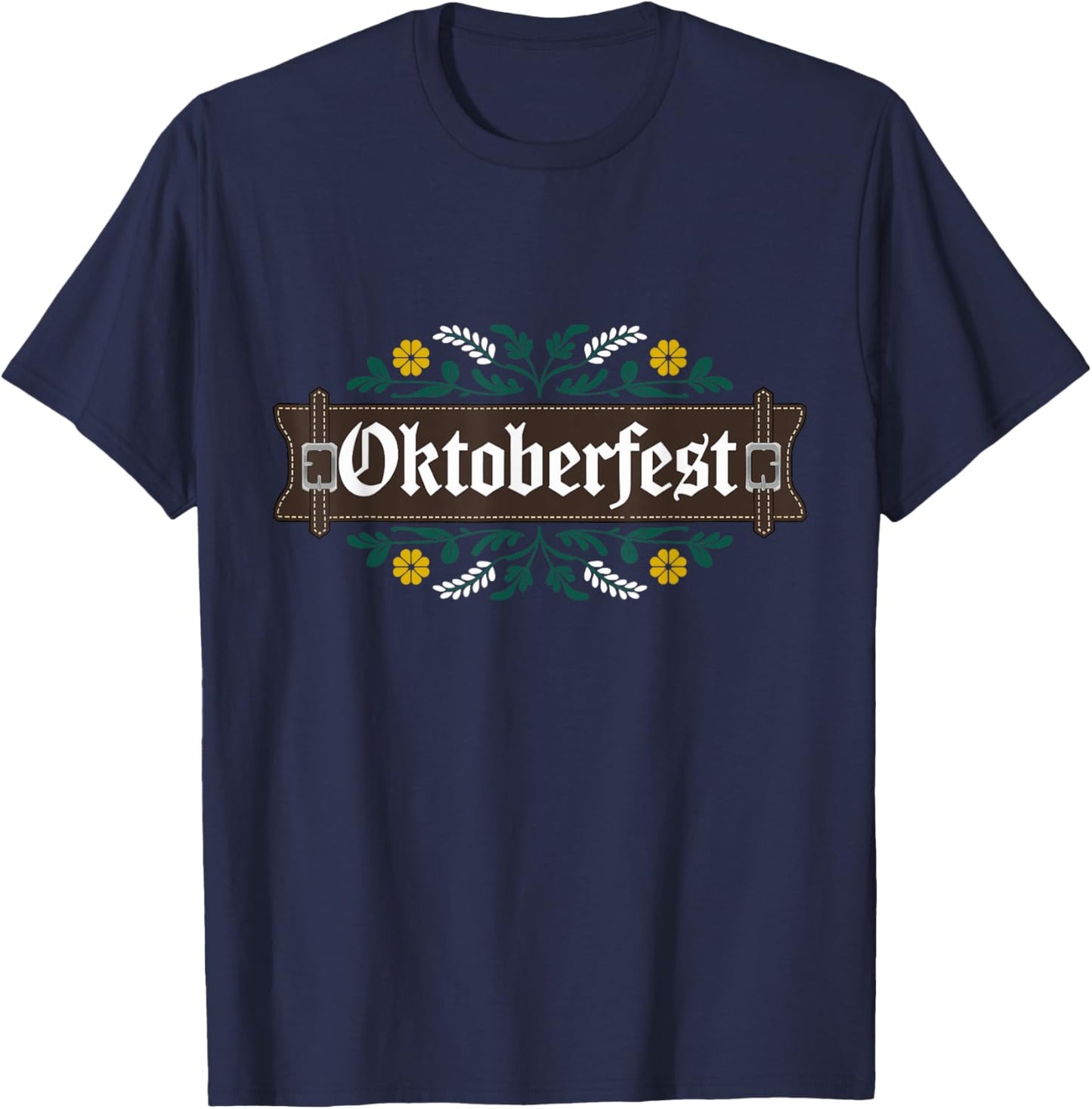 Oktoberfest Festival Lederhosen German Bavarian Costume Men T-Shirt - T-Shirt | Navy