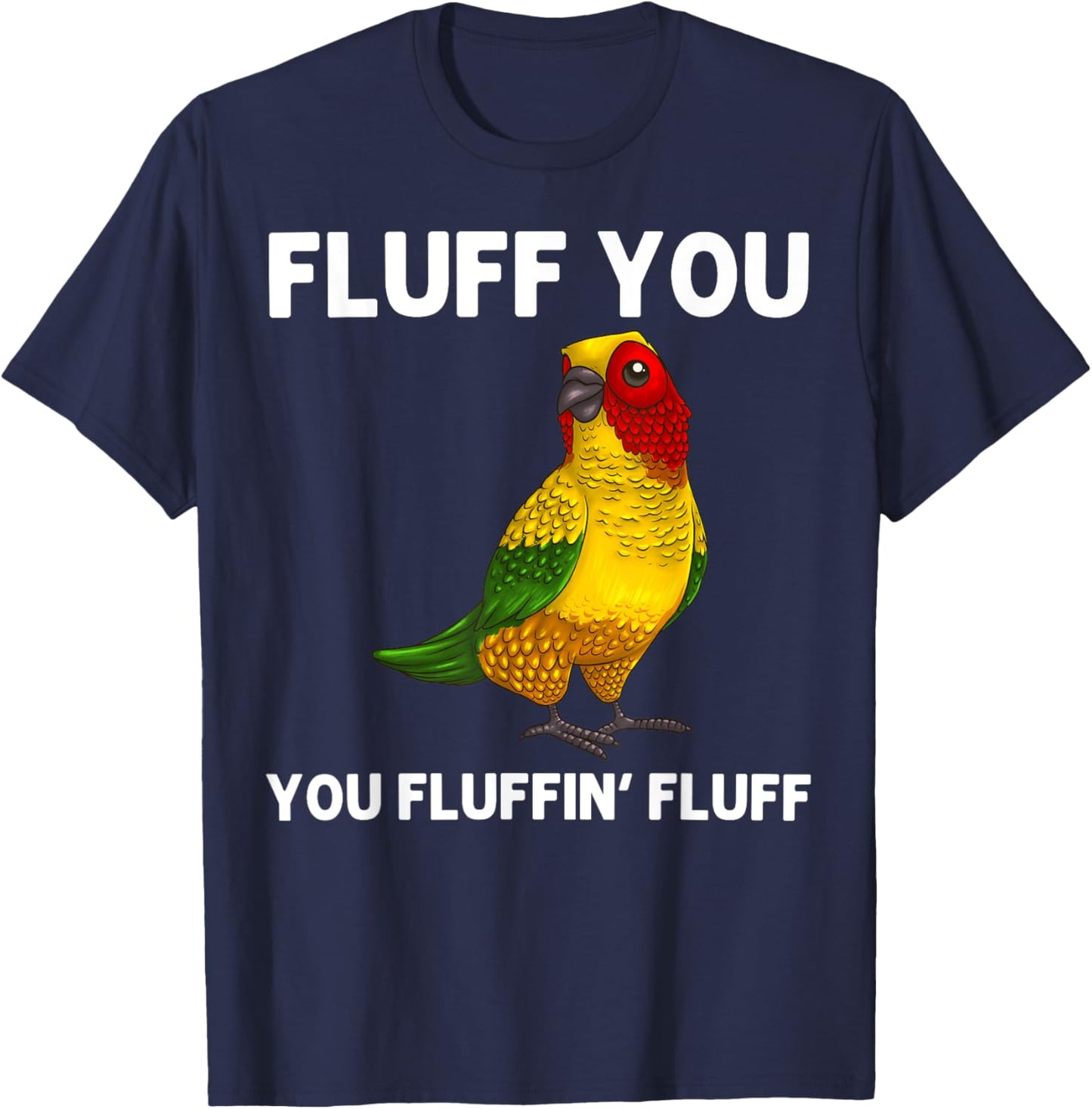 Cool Sun Conure Art Women Bird Lover Parrot Birding T-Shirt - T-Shirt | Navy