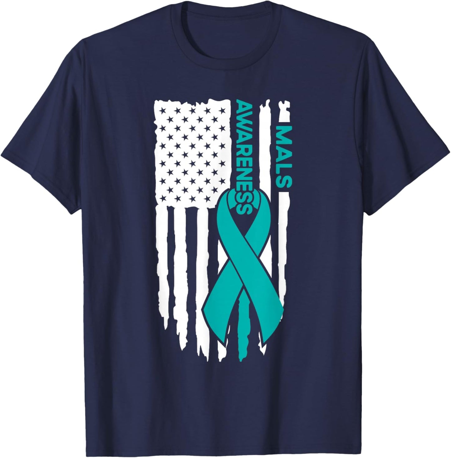 MALS Awareness Flag MALS T-Shirt - T-Shirt | Navy