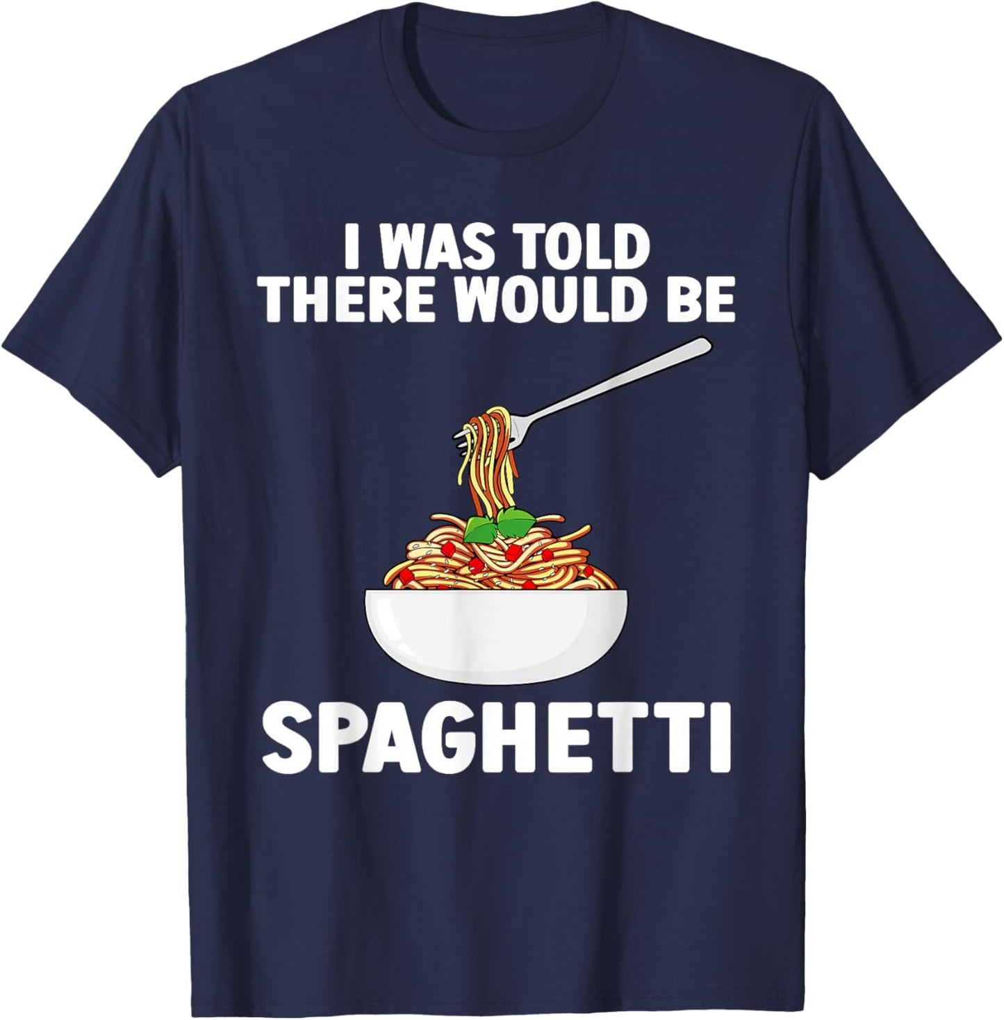 Cool Spaghetti Art Women Italian Foodie Pasta Lover T-Shirt - T-Shirt | Navy