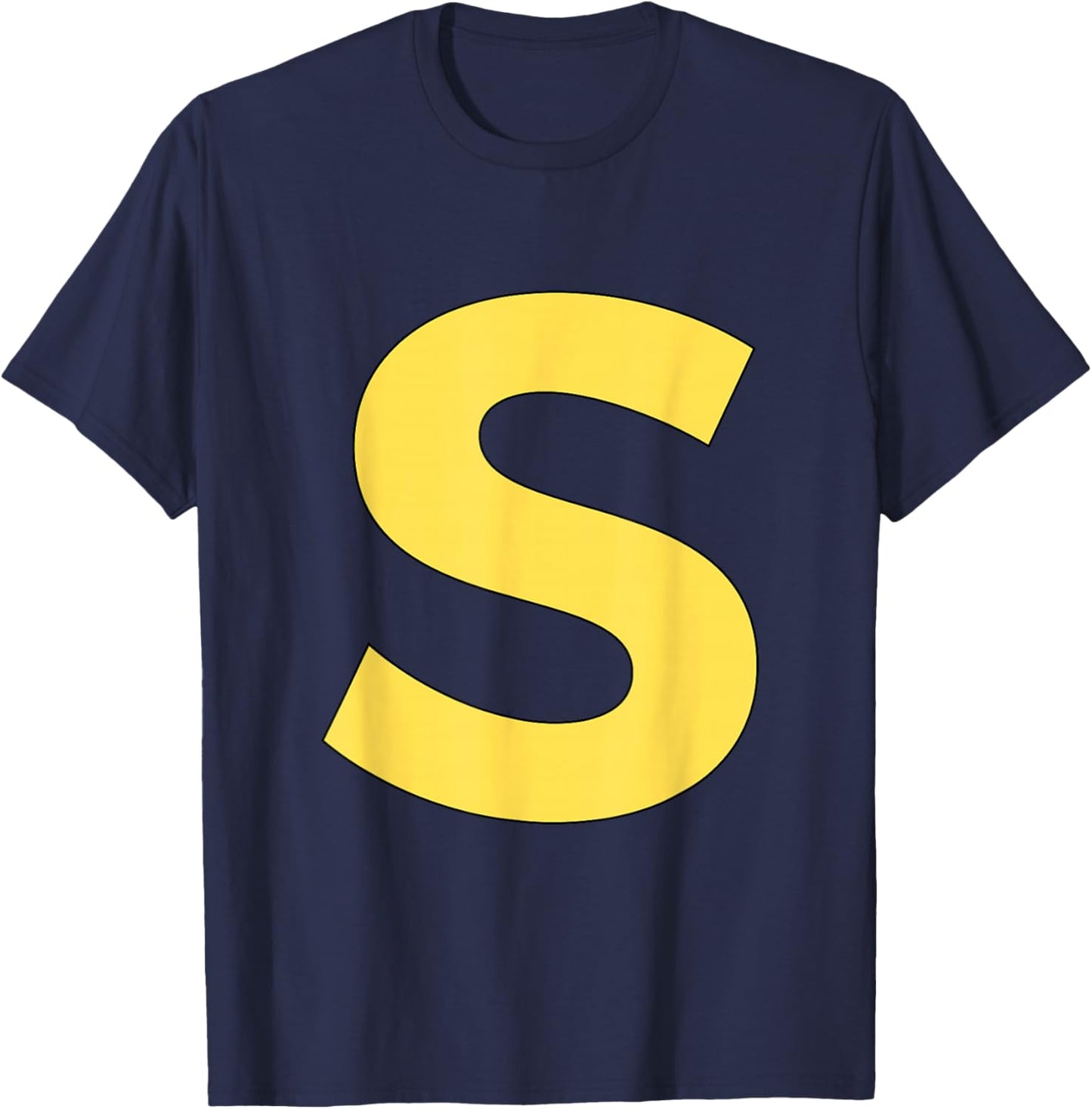 Letter S Funny Group Matching Halloween Costume T-Shirt - T-Shirt | Navy