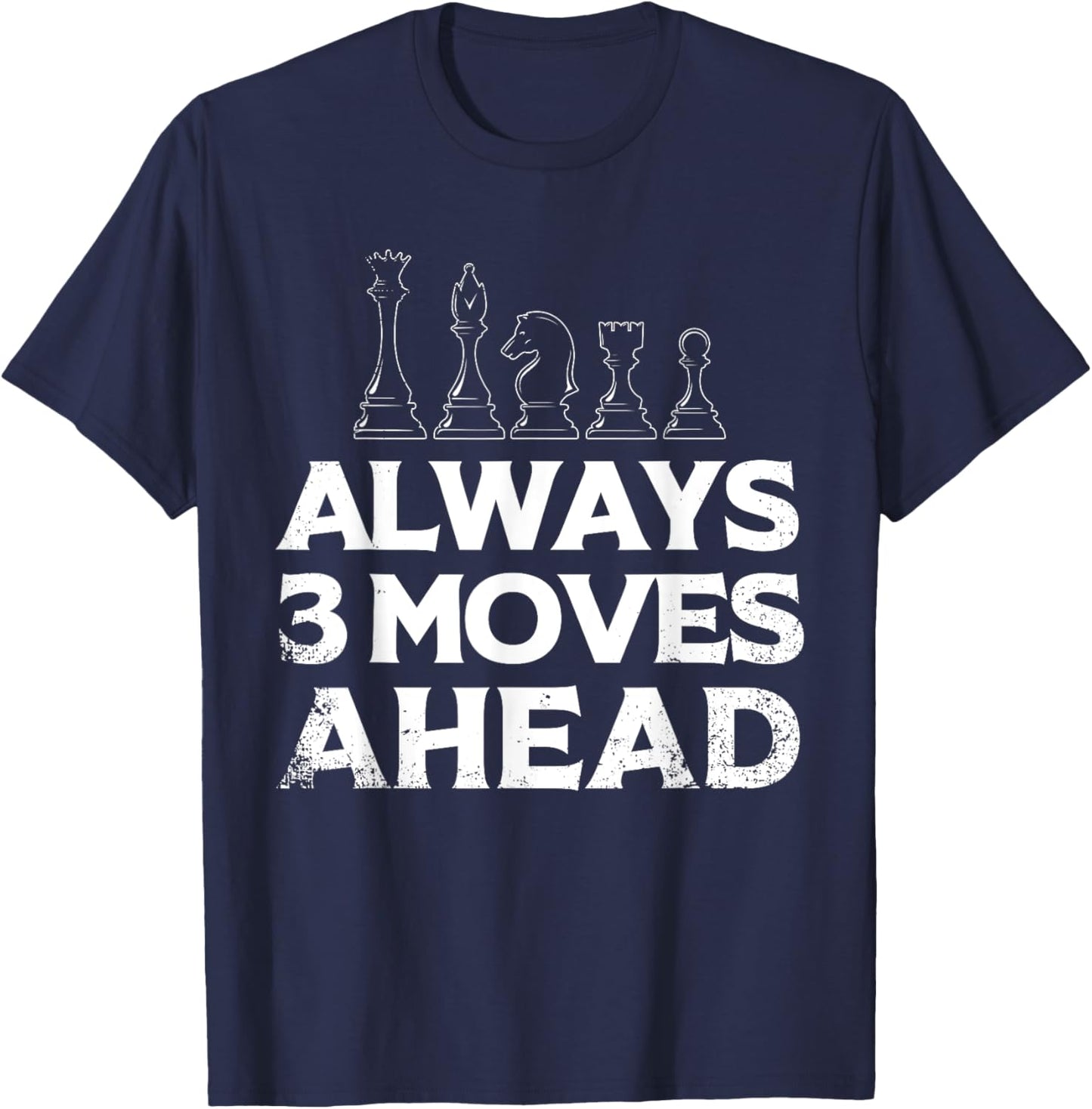 Cool Chess Design Women Chess Lover Chess Player T-Shirt - T-Shirt | Navy