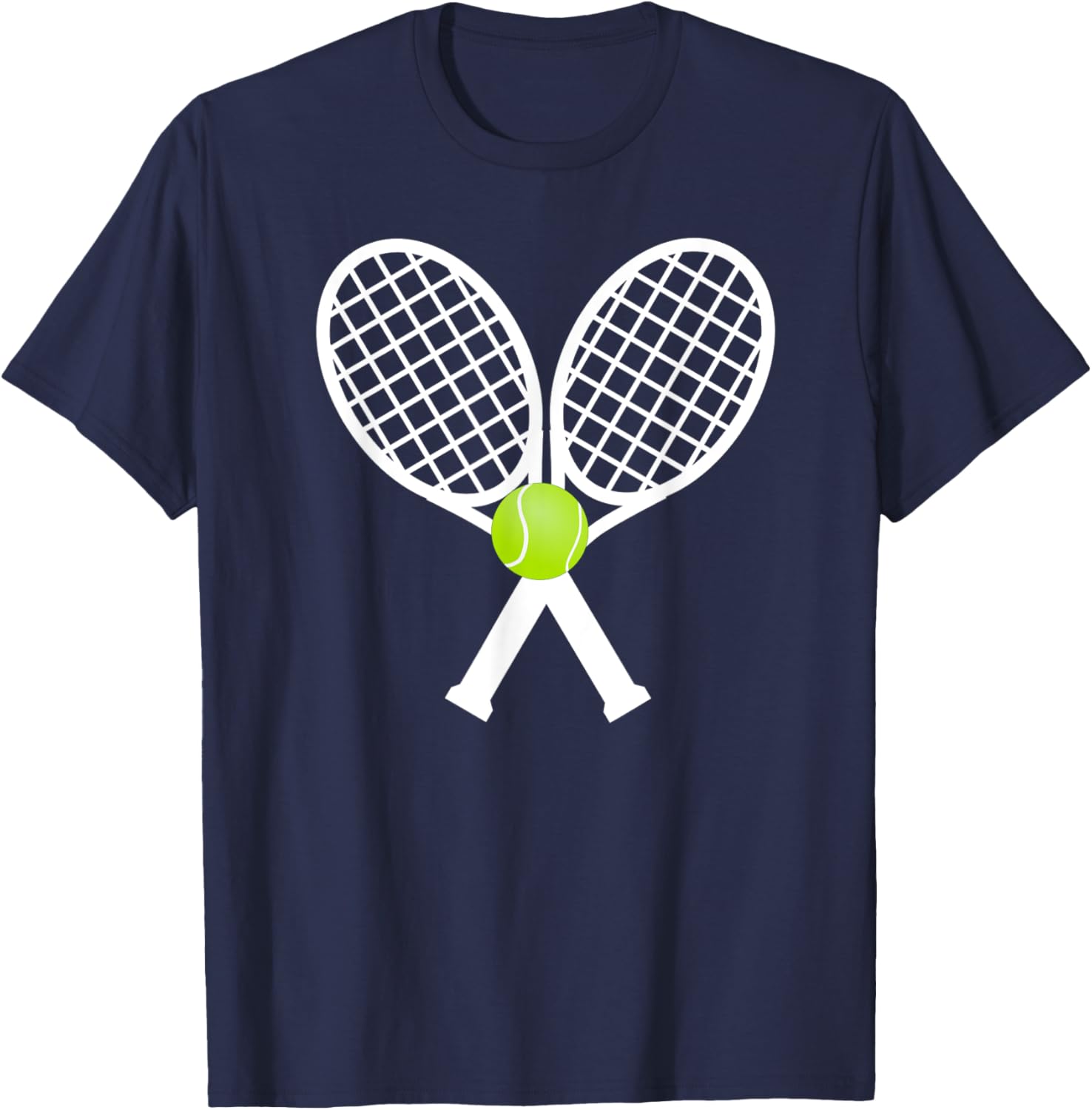 Tennis Rackets T-Shirt - T-Shirt | Navy