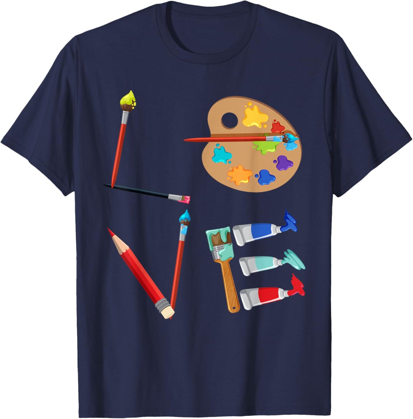 Art for Artist Art Teacher T-Shirt - T-Shirt | Navy