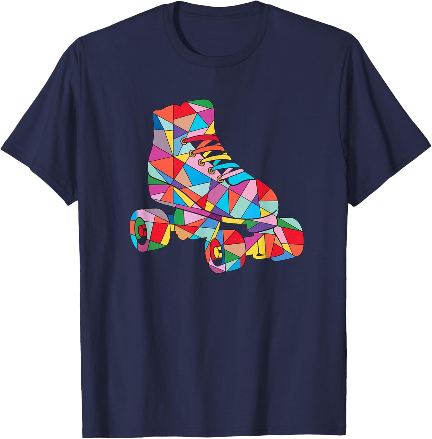 Roller Skater Rollerskate Kids Women Roller Skating Girls T-Shirt - T-Shirt | Navy