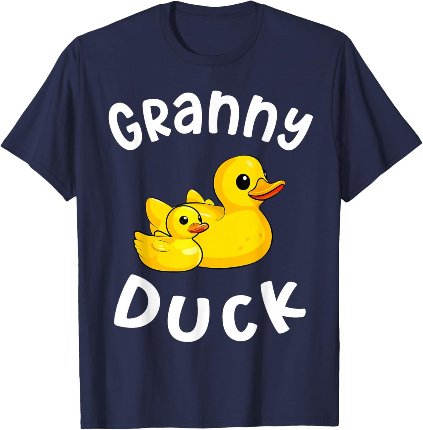 Granny Duck Birthday Rubber Duck Kids Family Matching T-Shirt - T-Shirt | Navy