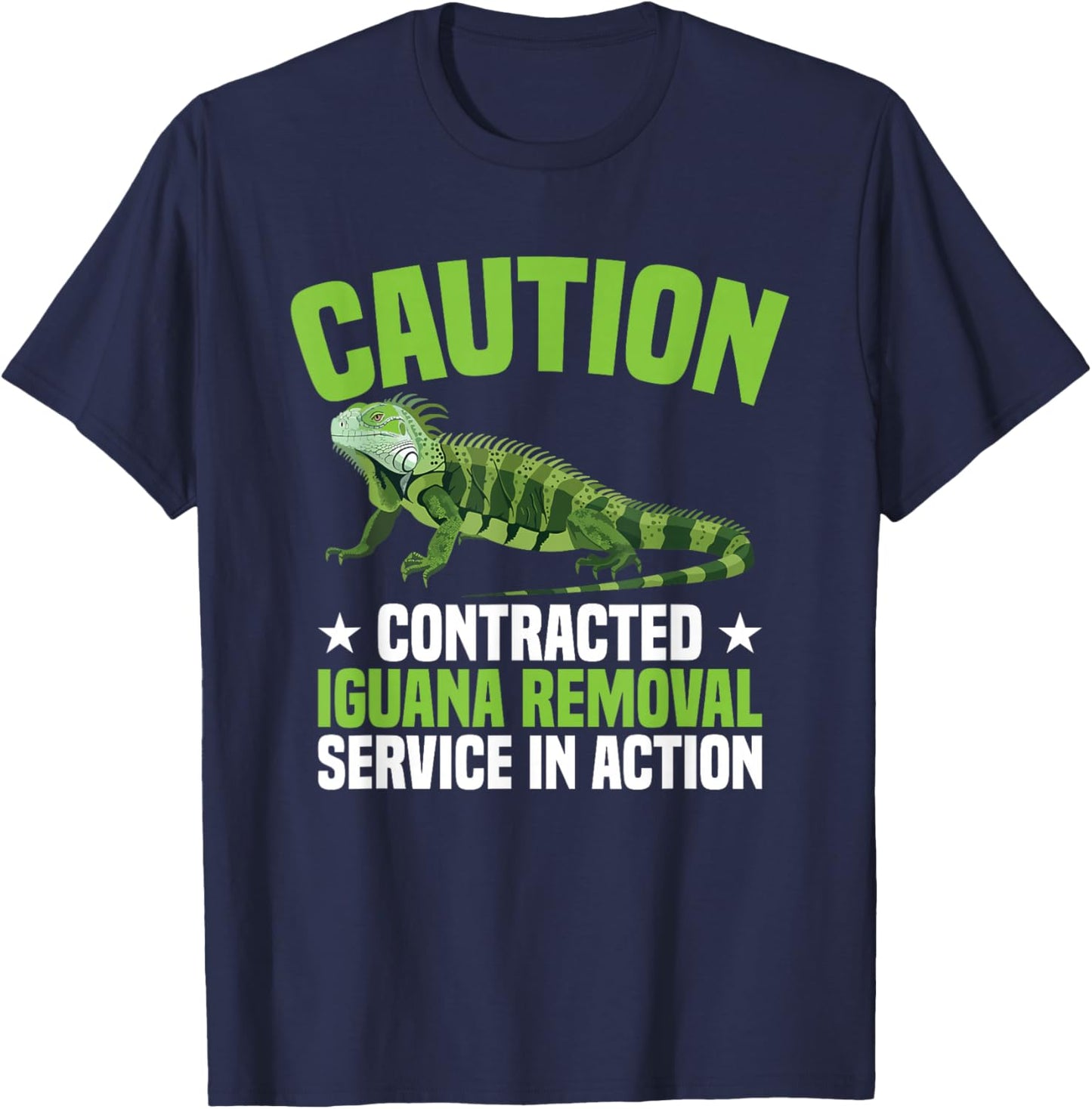 Lizard Hunting Specialist ControlTech Iguana Hunting T-Shirt - T-Shirt | Navy