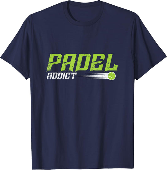 Padel Tennis Padel Addict Always on the Ball T-Shirt - T-Shirt | Navy