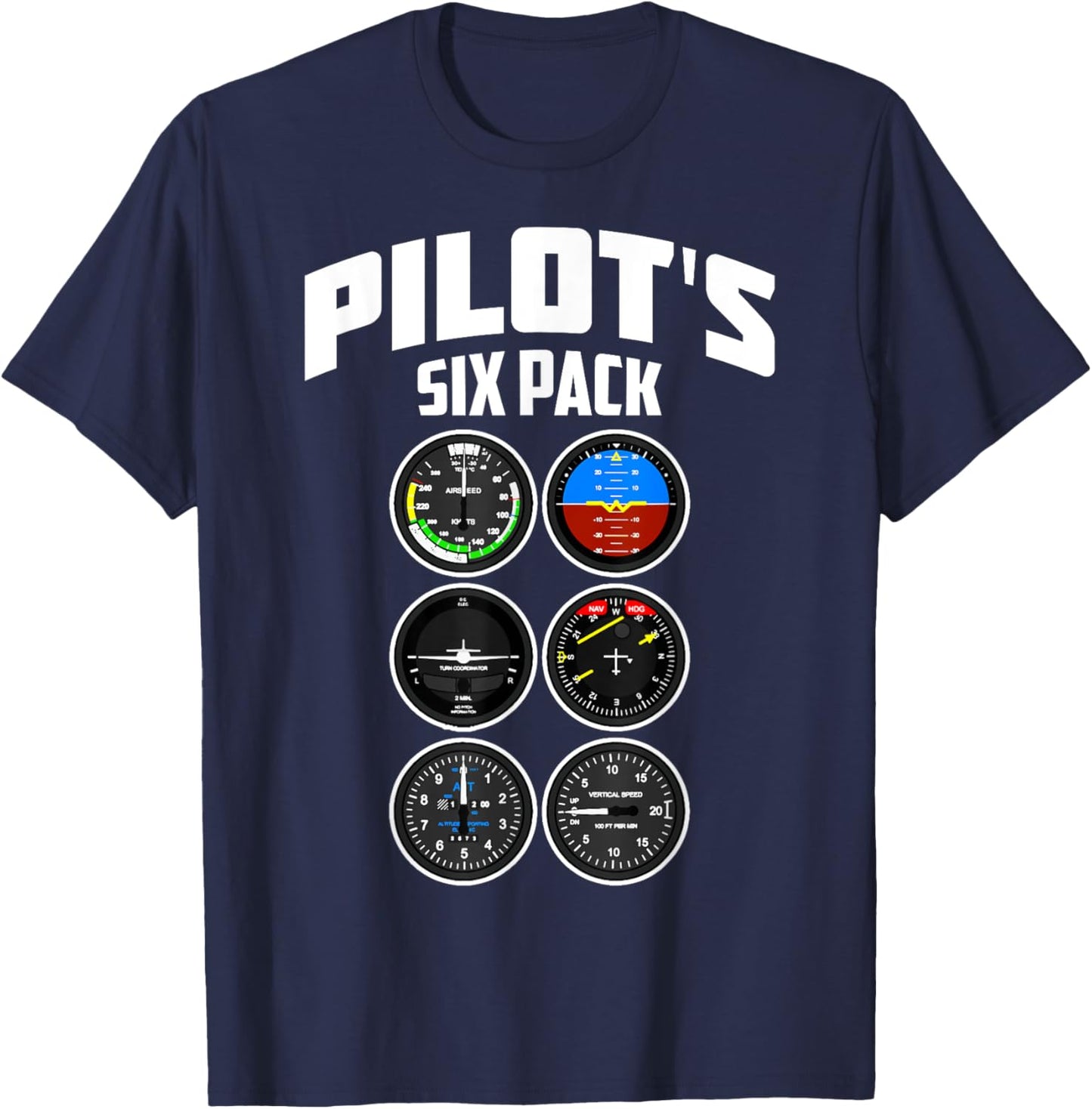 Funny Airplane Novelty Women Aviation Airplane Pilot T-Shirt - T-Shirt | Navy