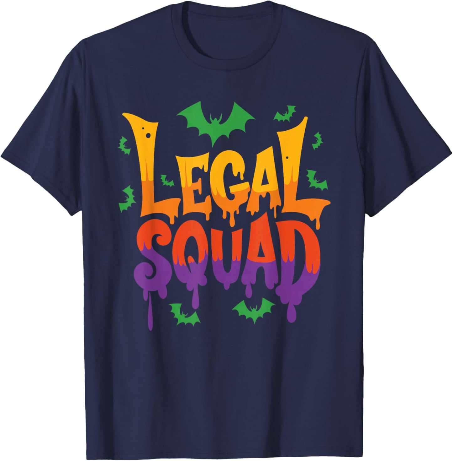 Legal Squad Funny Halloween Lawyer Costume T-Shirt - T-Shirt | Navy