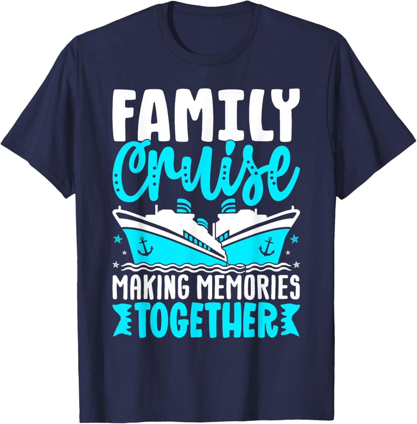 Family Cruise 2025 Family Matching Cruise Vacation Party T-Shirt - T-Shirt | Navy