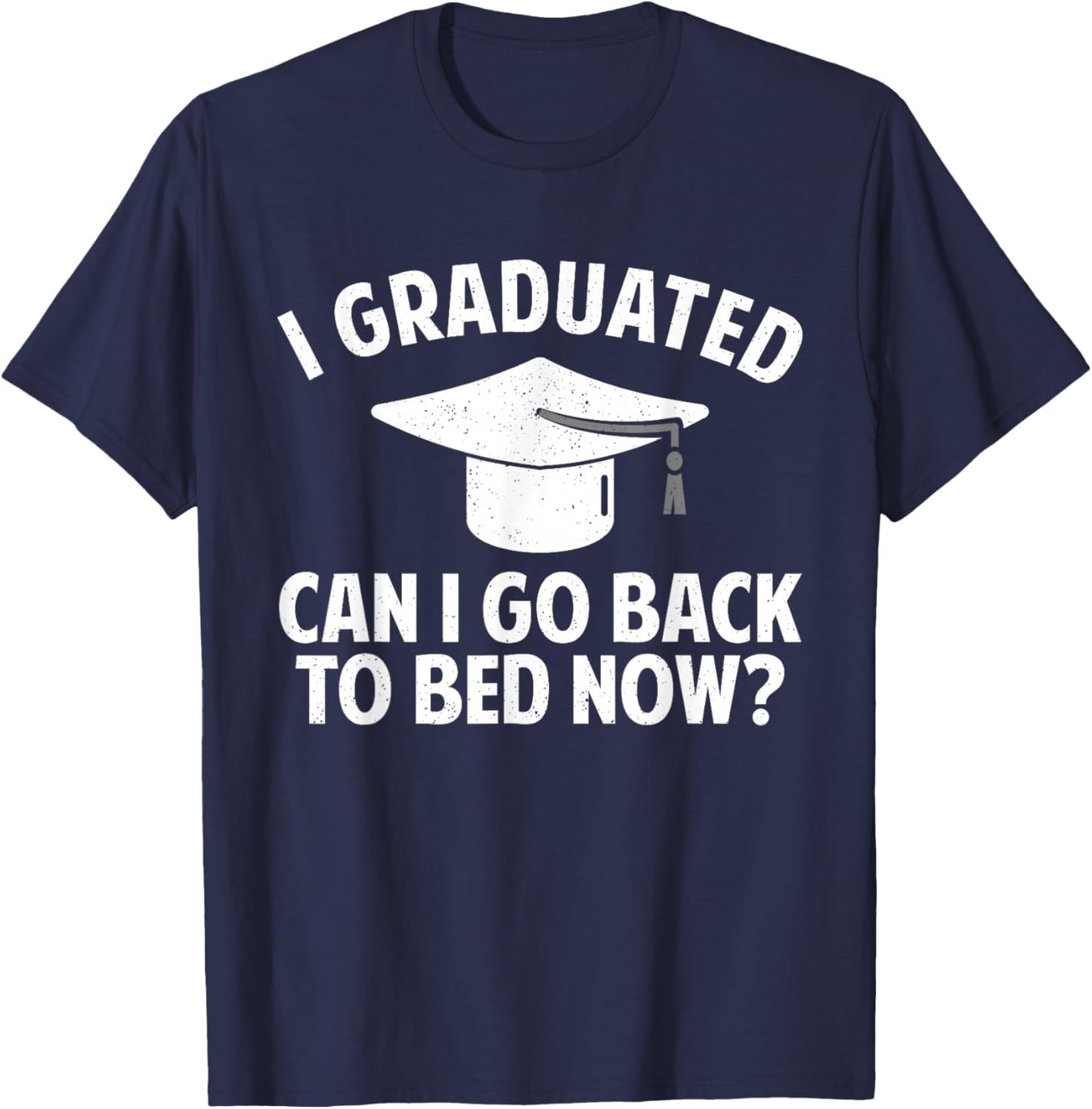 Funny Graduation Art Women Masters Degree Draduation T-Shirt - T-Shirt | Navy