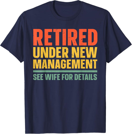 Best Retired Design Boys Retiree Retired Retirement T-Shirt - T-Shirt | Navy