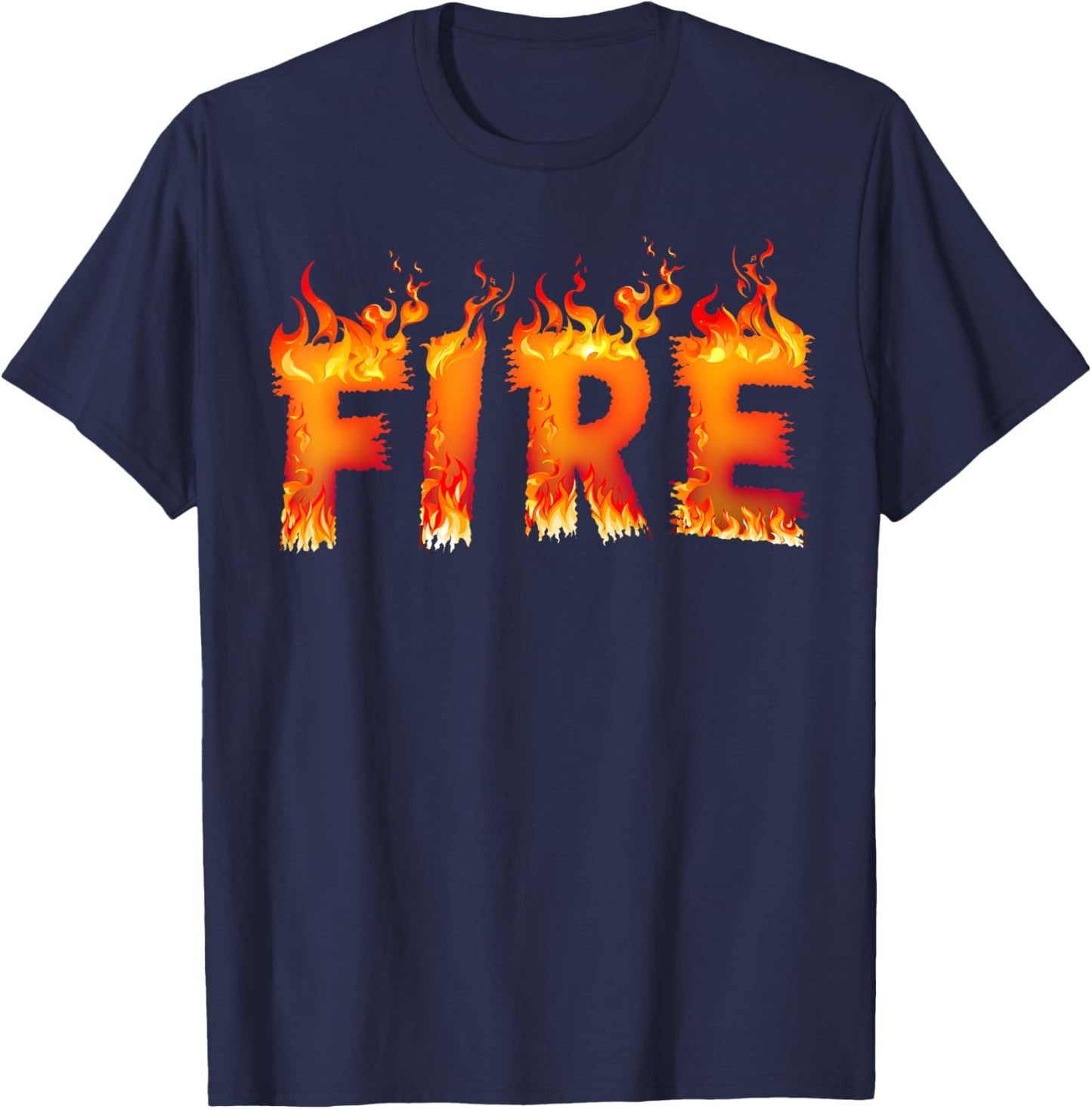 Funny Fire and Ice Costume Halloween 2024 Family Matching T-Shirt - T-Shirt | Navy